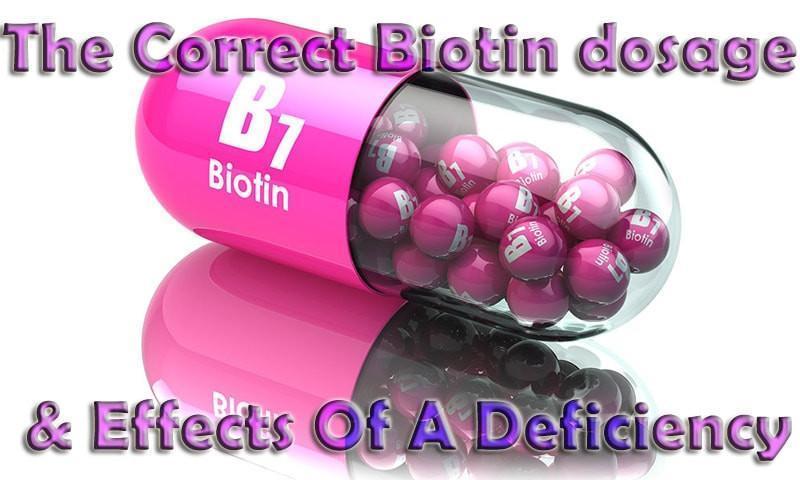 correct biotin dosage