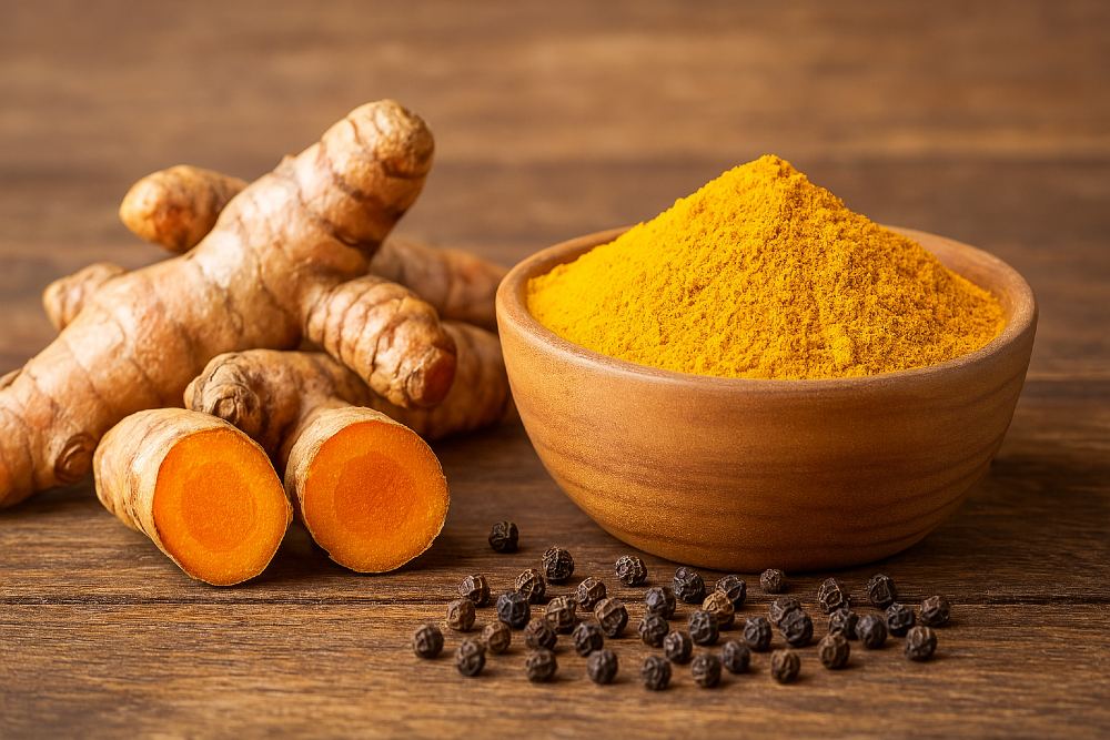 Turmeric curcumin with black pepper