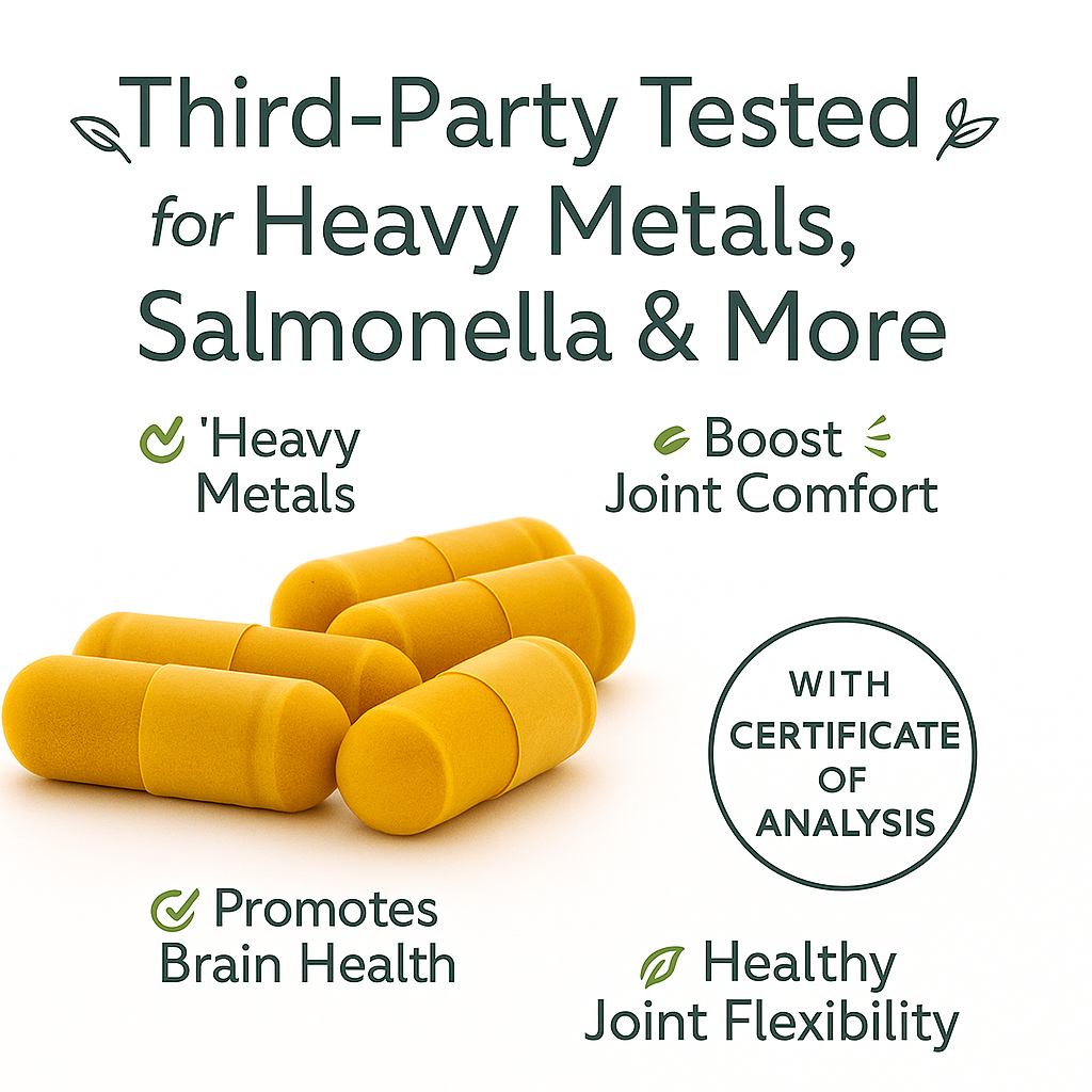 3rd party tested turmeric
